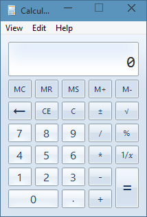 Classic Old Calculator for Windows 11 and Windows 10